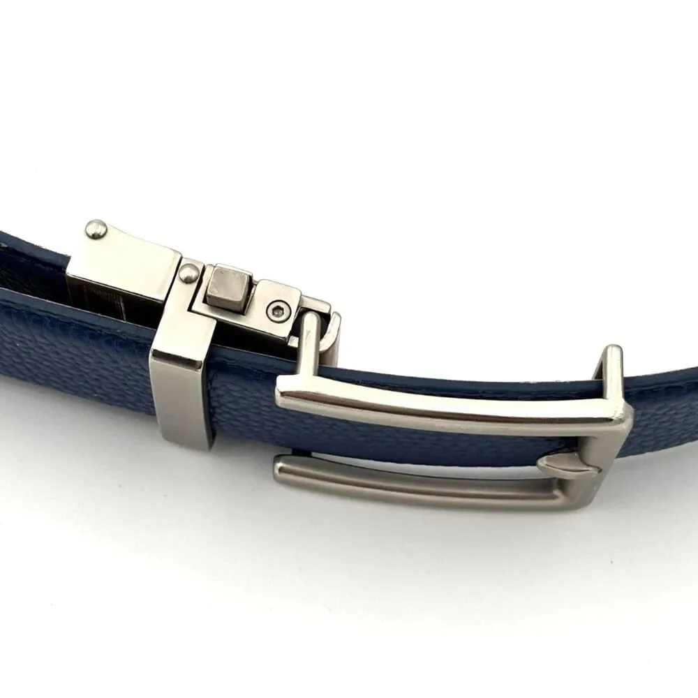 Nexbelt Neubelt Men's Vegan Blue Golf Ratchet Belt 1.38